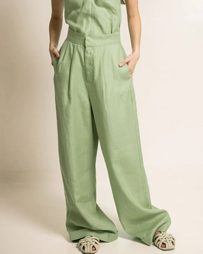 Celine Green Trousers 