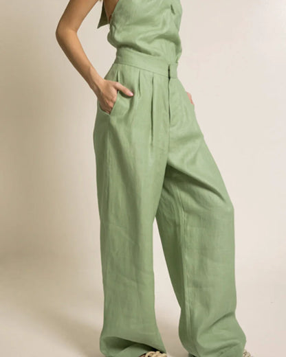 Celine Green Trousers 